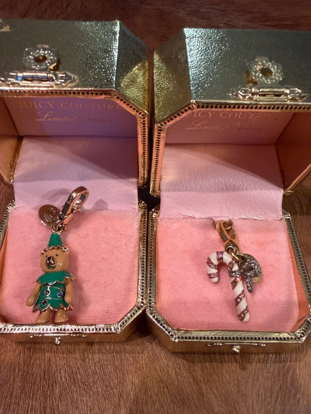 Vintage Y2K Juicy couture cute holiday charms for charm bracelet/necklace
